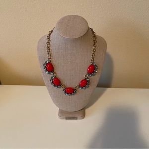 Stella and Dort Red Silver Gold Mae Necklace